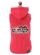 X-girl （エックスガール） プラネットハートロゴタンクフーディー ピンク