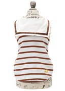 ROPE PICNIC （ロペピクニック） セーラーカラーボーダーカットソー ブラウン