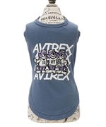 ランダムロゴトムキャットタンク ブルー