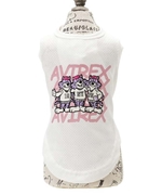 ランダムロゴトムキャットタンク ホワイト