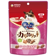 銀のスプーンカリカリシーフード＆チキン６０ｇ 定価：217円（税込）