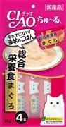 ちゅーる総合栄養食まぐろ１４ｇ×４本 定価：228円（税込）