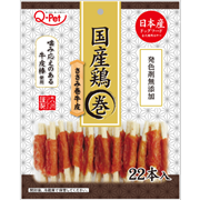 Ｑ－Ｐｅｔ 国産 鶏ささみ巻き牛皮 ２２本