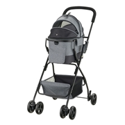リッチェル ペットカート ミニモ グレー