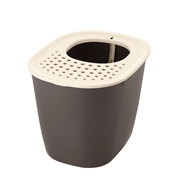 リッチェル Lapule ラプレ 砂取りネコトイレ ダークグレー