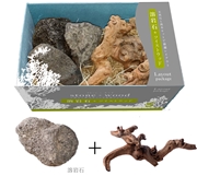 レイアウトパッケージ 溶岩石＋ツイストウッド