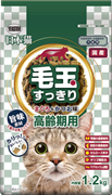 イースター 国産 日本猫 毛玉すっきり 高齢期用 まぐろ＆かつお味 1.2kg