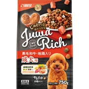 マルカン・サンライズ じゅわリッチ 国産 成犬用 黒毛和牛・地鶏入り 750g