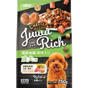 マルカン・サンライズ じゅわリッチ 国産 成犬用 国産地鶏・和牛入り 750g