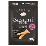 マルカン・サンライズ 国産 こだわリッチ ササミスティック 80g