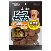 マルカン・サンライズ 国産 ゴン太のビーフチップス プチタイプ 50g