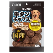 マルカン・サンライズ 国産 ゴン太の牛タンチップス プチタイプ 50g