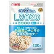 マルカン・サンライズ 国産 ゴン太の歯磨き専用ガム L8020乳酸菌入り カット 120g
