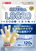 ゴン太の歯磨き専用ガム SSサイズ L8020乳酸菌入り ミルク味 120g