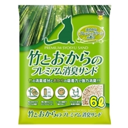 スーパーキャット 竹とおからのプレミアム消臭サンド 6L