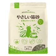 やさしい猫砂お茶＆キャッサバペレット粒３ｋｇ