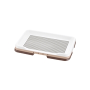 リッチェル お掃除簡単ステップ トレー レギュラー ダークブラウン