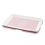 リッチェル お掃除簡単ステップ トレー ワイド ライトピンク