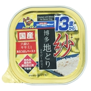 紗博多地どり１３歳六穀とササミ１００ｇ