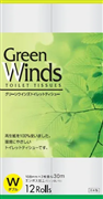 グリーンウィンズ トイレットティシュー 12ロール W
