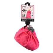 ドギーマンハヤシ Chiccha！ パパッと着られる ポケット寒さ風よけ雨コート S ピンク