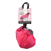 ドギーマンハヤシ Chiccha！ パパッと着られる ポケット寒さ風よけ雨コート MD ピンク