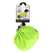 ドギーマンハヤシ Chiccha！ パパッと着られる ポケット寒さ風よけ雨コート MD ライム