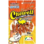 ホワイデント Chewell ドギーマンハヤシ ヤギミルクササミロールツイストミニ 6本