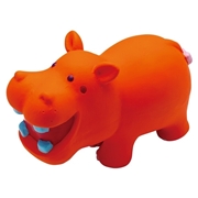 ドギーマン ラテックストイ I LOVEピーピーアクア カバエラ オレンジ