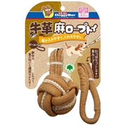 牛革麻ロープトイ ボーループ