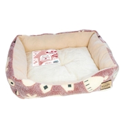 ドギーマンハヤシ あったかプラス スクエアベッドM ふゆじかん 朝のぬくもり