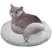 ドギーマンハヤシ ネコけつベッド シルバーグレー