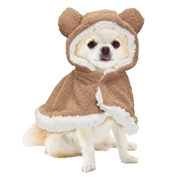 ドギーマンハヤシ おでかけ！ポンチョ SS くまさん