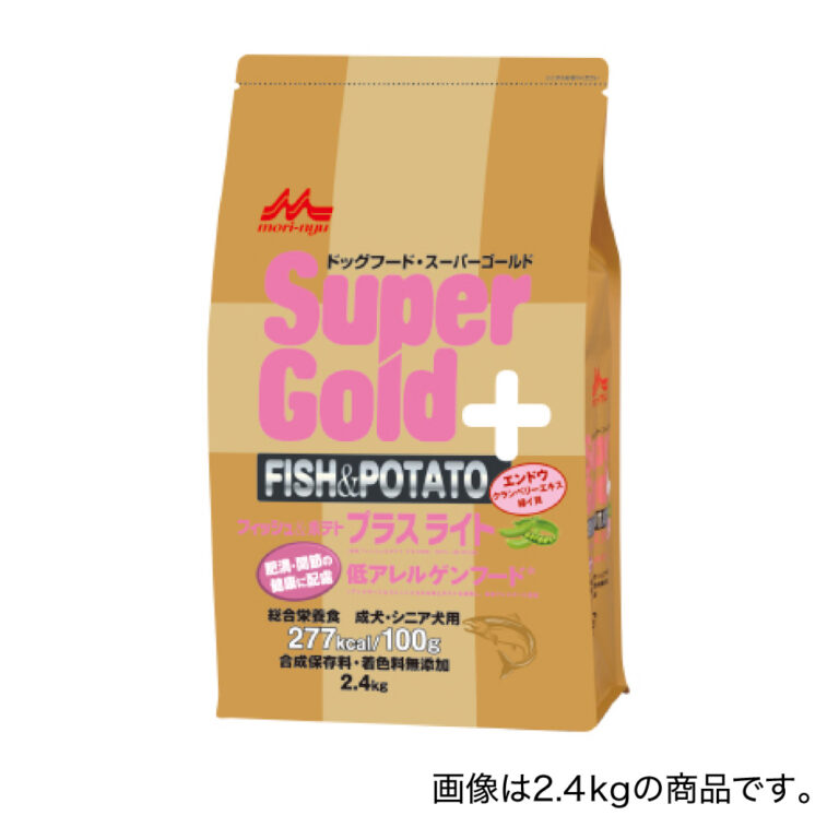 森乳SG スーパーゴールド フィッシュ＆ポテト　プラスライト　肥満・関節 7.5kg
