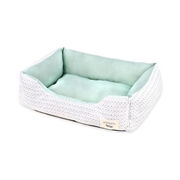 Homey クールニットスクエアベッド S スモーキーグリーン