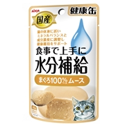 国産健康缶パウチ水分補給まぐろムース４０ｇ 定価：107円（税込）