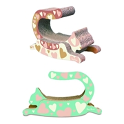 にゃんこの爪とぎベッド 揺れる猫