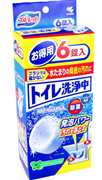 ブルーレット トイレ洗浄中 お徳用 フレッシュミントの香り 6錠入