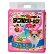 ダブルストップ小型犬用Ｆ／Ｆ香りワイド５８枚