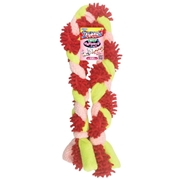 アース・ペット ターキー いぬモテ はみがきロープ いちご色 100cm