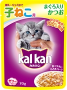 ＫＷＰ７４カルカンＰ子猫用まぐろかつお７０ｇ 定価：88円（税込）