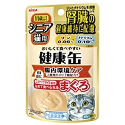 シニア猫用健康缶パウチ腸内環境ケア４０ｇ 定価：107円（税込）