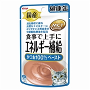 国産健康缶パウチエネルギー補給かつお４０ｇ 定価：107円（税込）