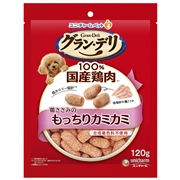 Ｇデリ鶏ささみのもっちりカミカミ１２０ｇ 定価：547円（税込）