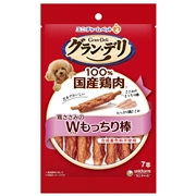 Ｇデリ鶏ささみのダブルもっちり棒７本 定価：547円（税込）