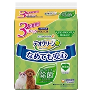 デオクリーンノンアル除菌詰替６０枚３Ｐ 定価：657円（税込）