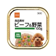 良品素材トレイビーフ＆野菜１００ｇ 定価：96円（税込）