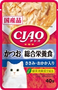 ＣＩＡＯパウチ総合栄養食かつおおかか４０ｇ 定価74円