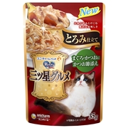 三ツ星パウチとろみかつお節添え３５ｇ 定価：118円（税込）