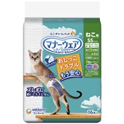 マナーウェアねこ用ＳＳサイズ１６枚 定価：1,188円（税込）